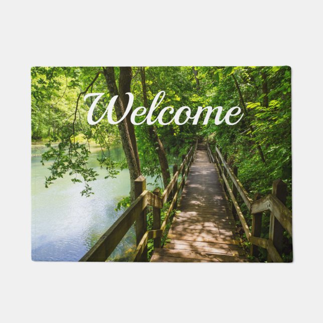 A Tranquil Hike Welcome Doormat (Front)