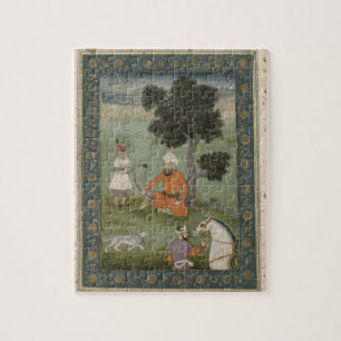 A Trans-Oxonian nobleman seated beneath a tree, fr Jigsaw Puzzle
