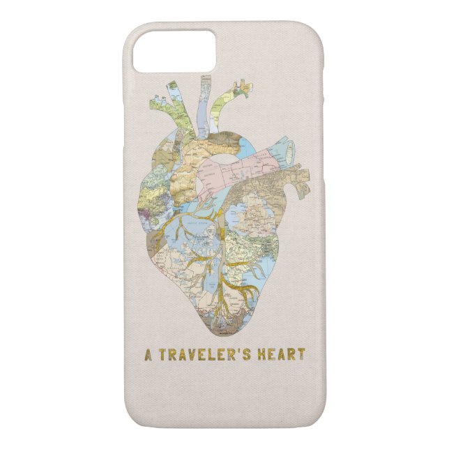 A Traveller's Heart Case-Mate iPhone Case (Back)