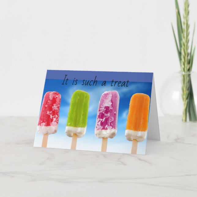 A **TREAT** HAVING YOU FOR A *TWIN* CARD (Front)