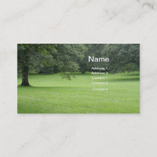 A Tree in a Field of Green Business Card