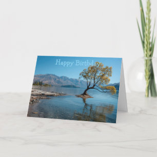 A Tree in a Lake Card