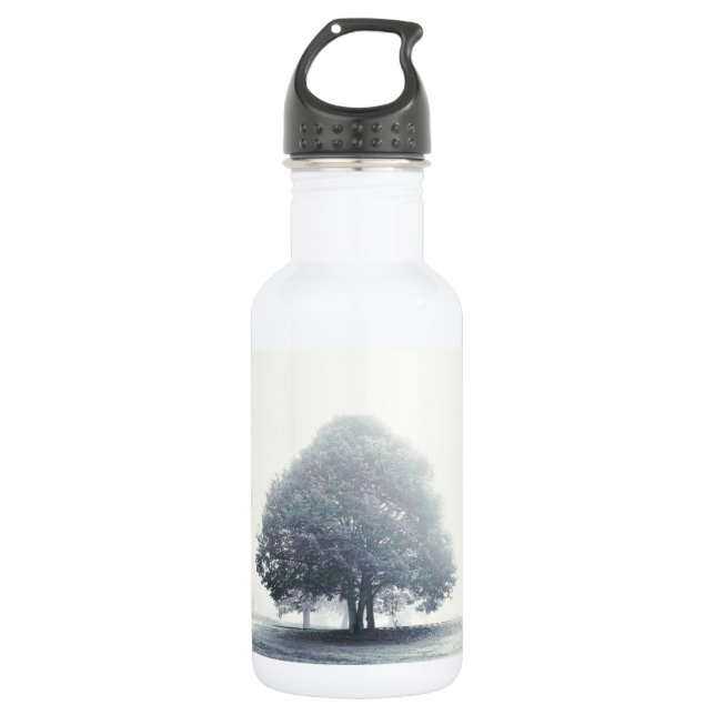A Tree in Fog 532 Ml Water Bottle (Front)