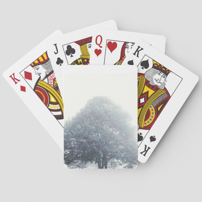 A Tree in Fog Playing Cards (Back)