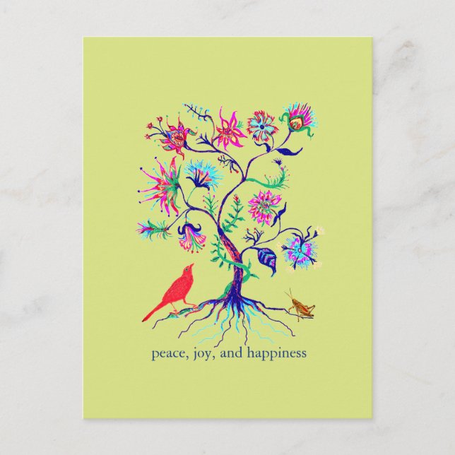 A tree of life postcard (Front)