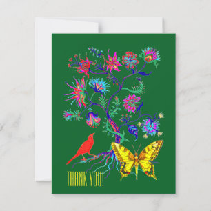 A tree of life RSVP card