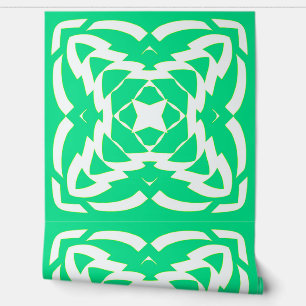 A trendy white & green "Ratti_Creative_Arts" Wallpaper