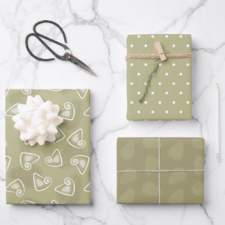 A Triangle And Abstract Shape Wrapping Paper Sheet