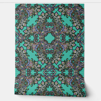 A Tribute to Italian Renaissance on Emerald Wallpaper