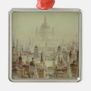 A Tribute to Sir Christopher Wren Metal Ornament