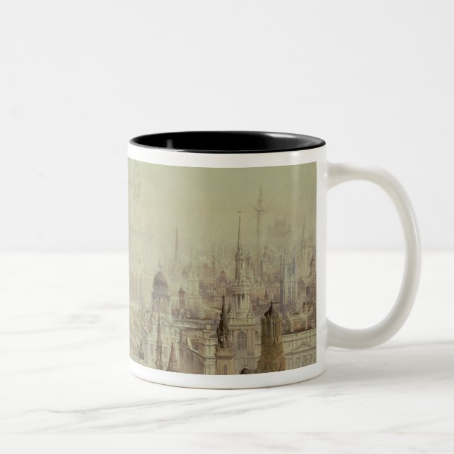 A Tribute to Sir Christopher Wren Two-Tone Coffee Mug (Right)