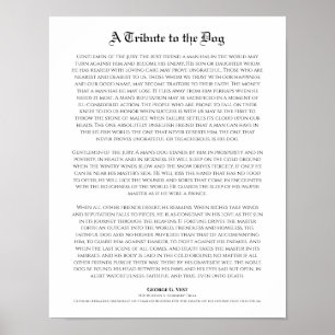 A Tribute to the Dog, Man's Best Friend Poster