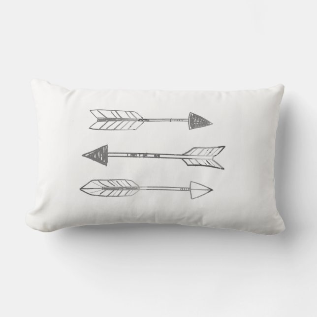 A Trinity of Arrows by VOL25 Lumbar Cushion (Front)