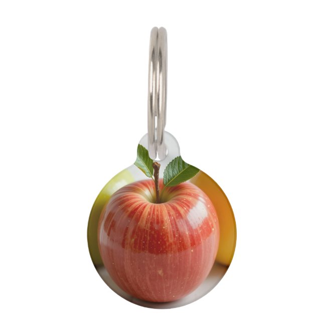 A Trio of Apples Pet Tag (Front)