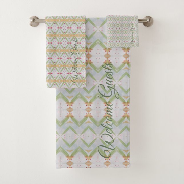 A Trio Of Designs Towel-set Bath Towel Set (Insitu)