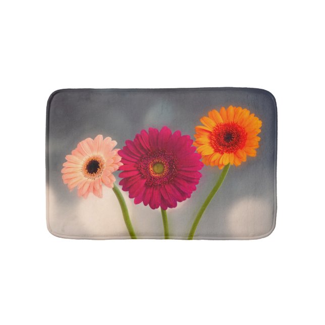 A Trio of Gerberas Bath mat (Front)