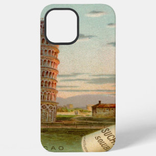 A trip to Italy Vintage Leaning tower of Pisa iPhone Case