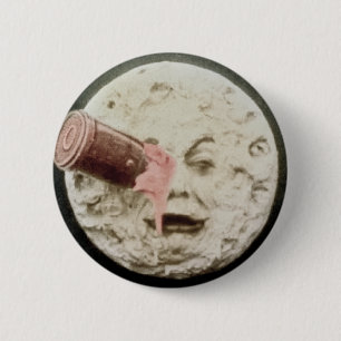 A Trip to the Moon 6 Cm Round Badge