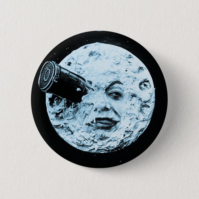 A Trip to the Moon 6 Cm Round Badge (Front)