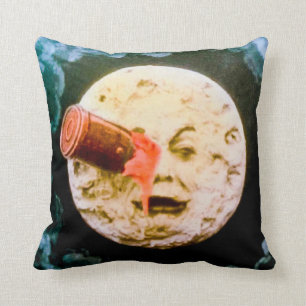 A Trip to the Moon (Hand Tinted) Cushion