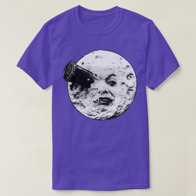A Trip to the Moon Le Voyage Dans La Lune face onl T-Shirt (Design Front)