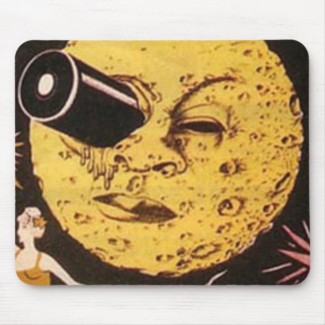 A Trip to The Moon Movie Poster Mouse Pad (Front)