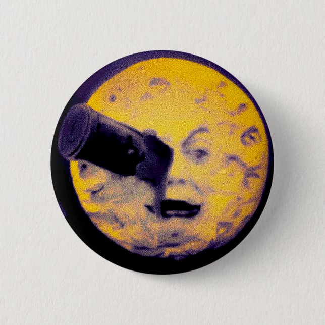A Trip to the Moon Nightmare Purple Version 6 Cm Round Badge (Front)