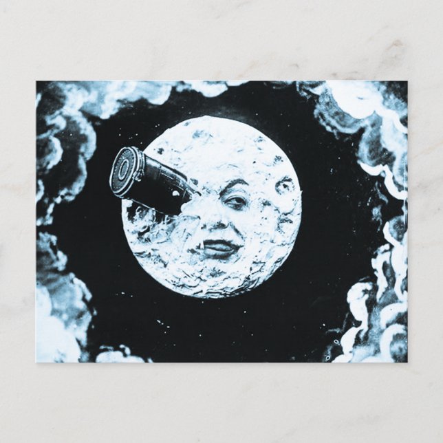 A Trip to the Moon Postcard (Front)