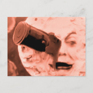 A Trip to the Moon (Sepia Rose) Postcard