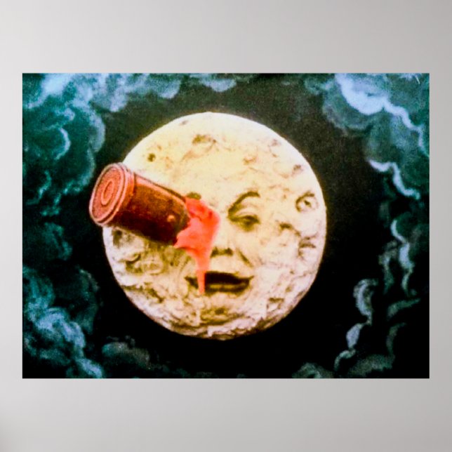 A Trip to the Moon Vintage Poster (Front)