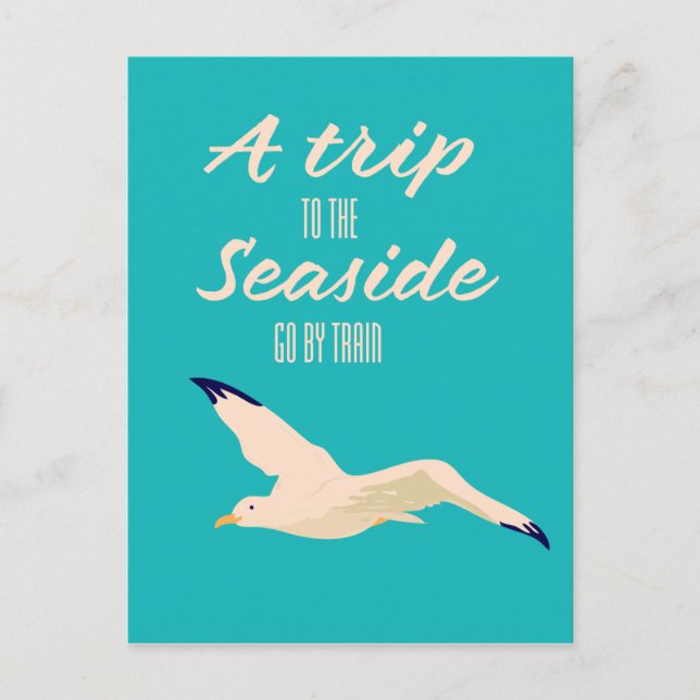 A Trip to the Seaside Postcard (Front)