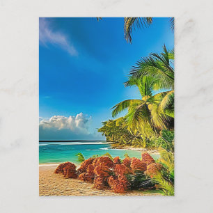 A tropical paradise. postcard