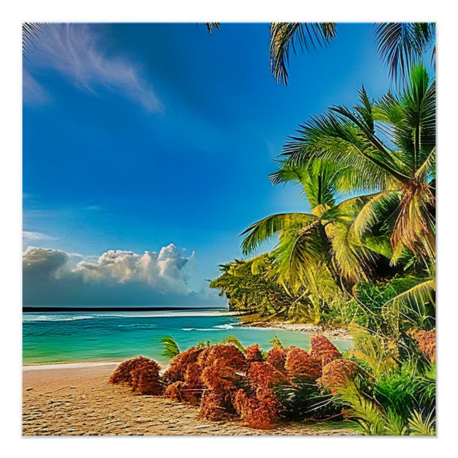 A tropical paradise.   poster (Front)
