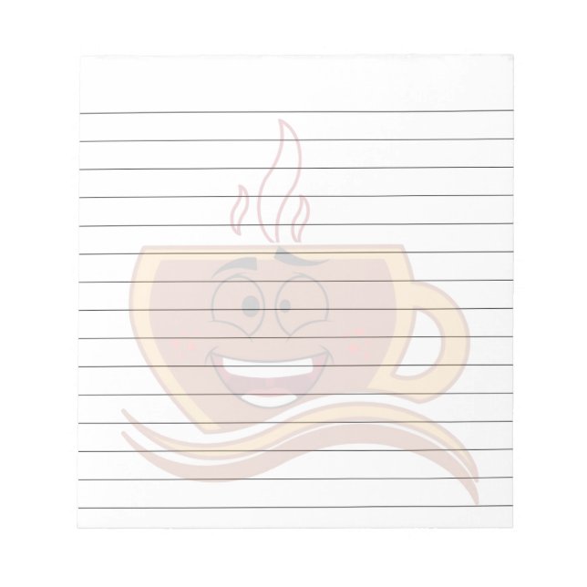 A True Coffeeholic  Notepad (Front)