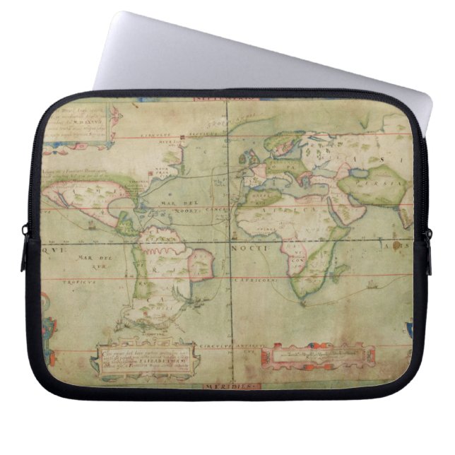 A True Description of the Naval Expedition of Fran Laptop Sleeve (Front)