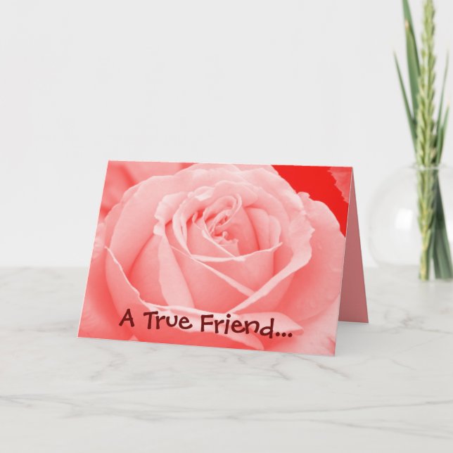 A True Friend Card (Front)