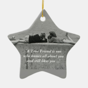 A True Friend Ceramic Tree Decoration