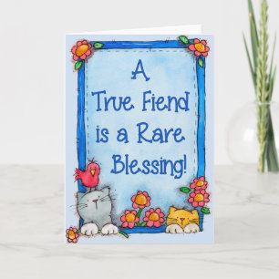 A True Friend - Greeting Card