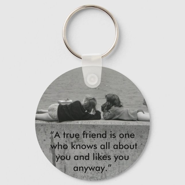 A True Friend Key Ring (Front)