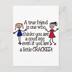 A True Friend Postcard