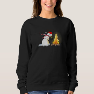 A Truely Brilliant Plan Cold Snowman Winter Chris Sweatshirt