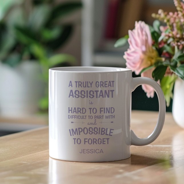 A Truly Great Assistant with Name Coffee Mug (Creator Uploaded)