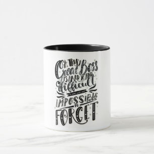 A truly great  boss mug
