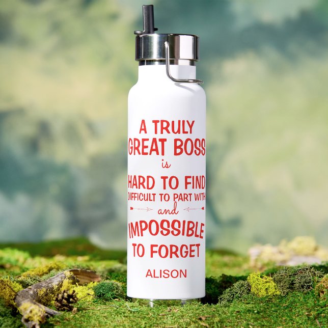 A truly great boss personalized mug water bottle (Creator Uploaded)