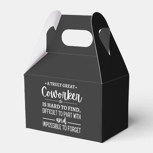 A Truly Great Coworker Favour Box (Front Side)
