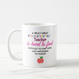 A Truly Great Kindergarten Teacher – Personalised Coffee Mug