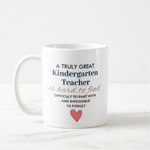 A Truly Great Kindergarten Teacher – Personalised Coffee Mug