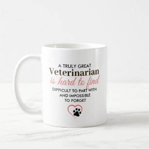 A Truly Great Veterinarian – Personalised Name Coffee Mug