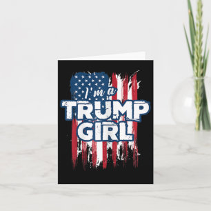 A Trump Girl Trump Pro President Donald Trump Supp Card