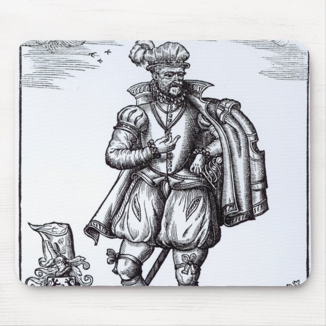 A Tudor Gentleman Mouse Pad (Front)